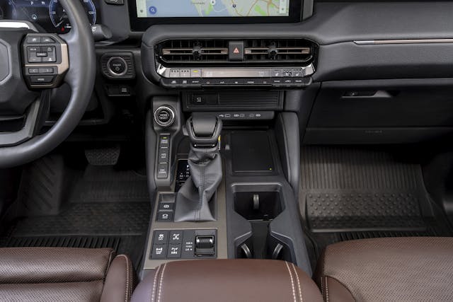 2024 Toyota Land Cruiser Java interior center console stack