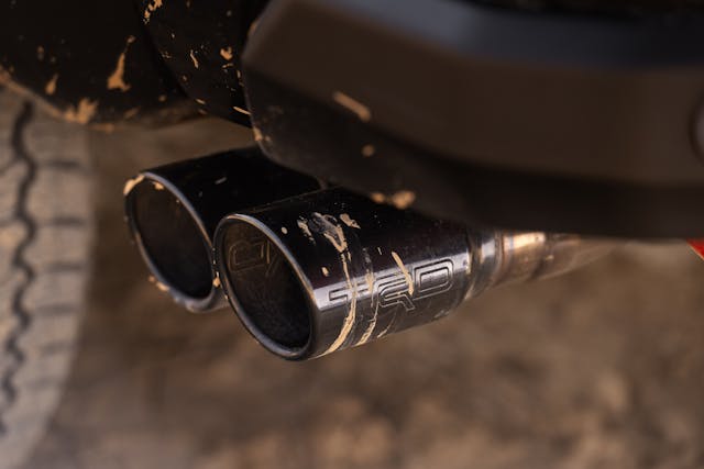 2024 Toyota Tacoma TRD Pro exhaust tips
