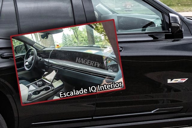 2025 Cadillac Escalade Spy Shot Escalade IQ interior