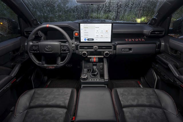 2025 Toyota 4Runner TRD Pro interior front dash area centered