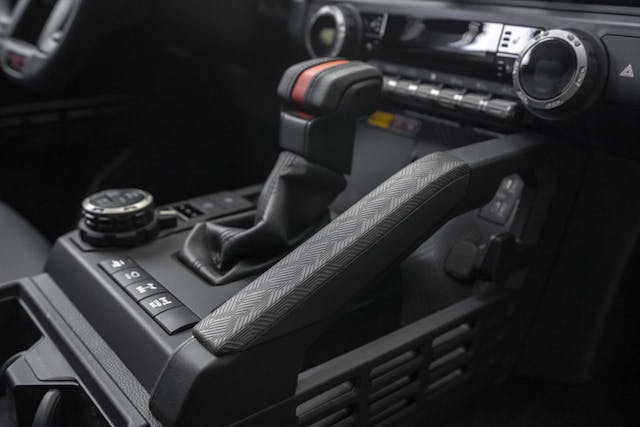 2025 Toyota 4Runner TRD Pro interior center console shifter details