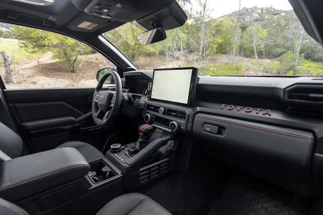 2025 Toyota 4Runner TRD Pro interior front dash area
