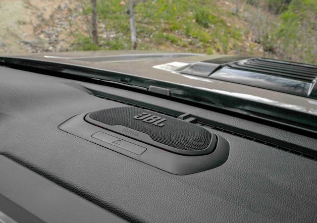 2025 Toyota 4Runner TRD Pro interior JBL speaker detail