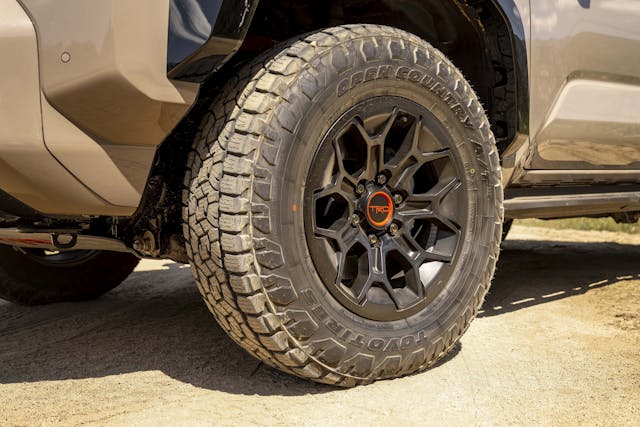 2025 Toyota 4Runner TRD Pro exterior wheel and tire detail