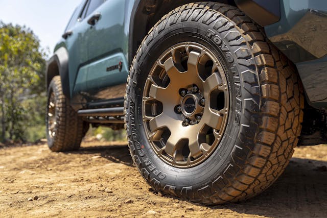 2025 Toyota 4Runner Trailhunter exterior wheel and tire detail