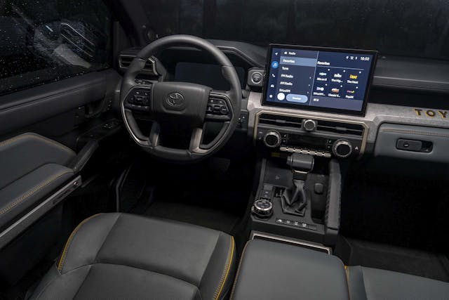 2025 Toyota 4Runner Trailhunter interior driver's control area