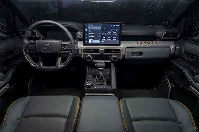 2025 Toyota 4Runner Trailhunter interior front dash and cabin area