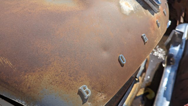 Borgward Isabella Coupe hood letters