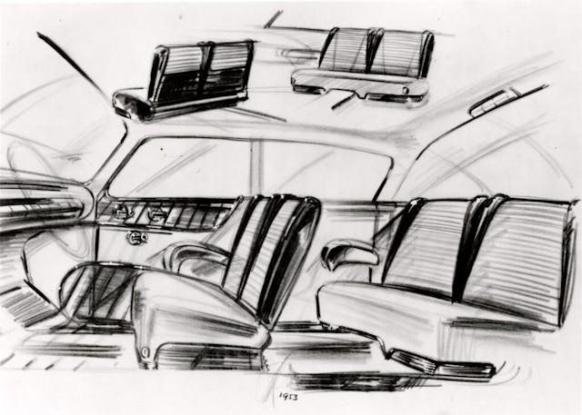 Helen Rother 1953 Nash drawing