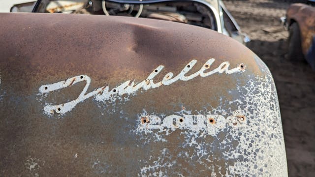 Borgward Isabella Coupe lettering