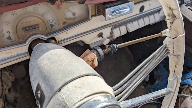 Borgward Isabella Coupe interior steering column