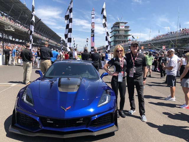 Adrienne Peters at Indy 500