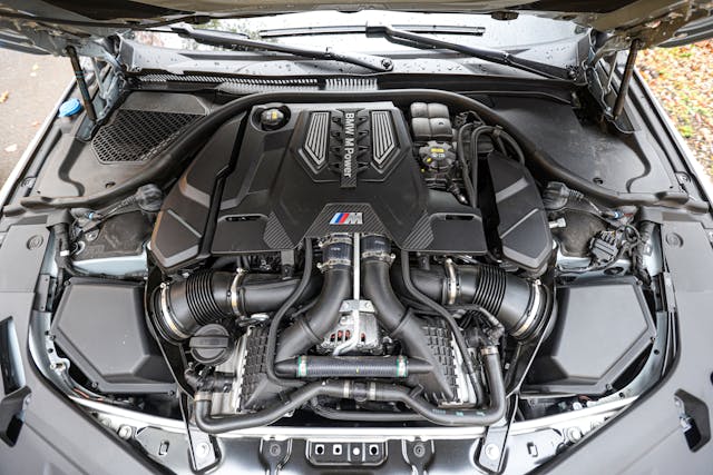 BMW M8 Engine bay