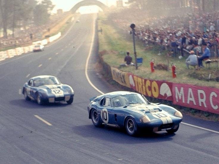 Shelby Cobra Daytona Coupes at Le Mans