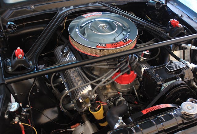 Dan Flores 1965 Ford Mustang GT engine