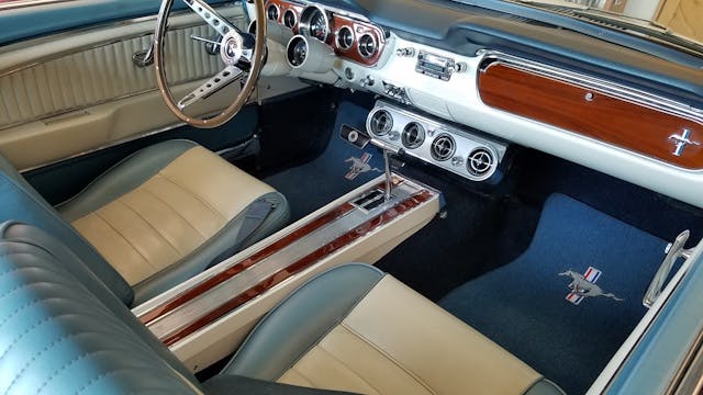 Dan Flores 1965 Ford Mustang GT interior