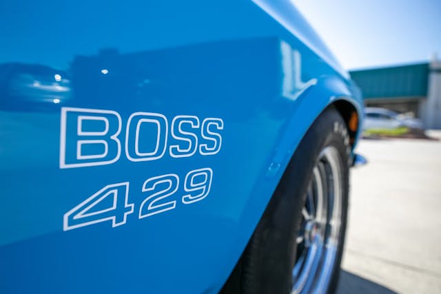 Ford Boss 429 decal detail