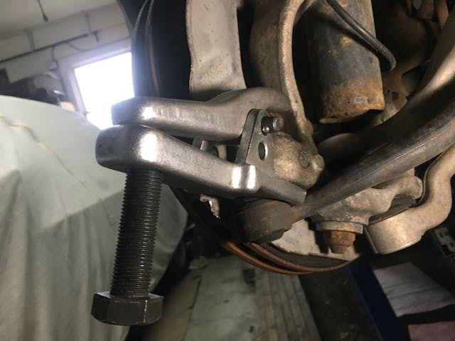 Bad Tie Rod bushing separator tool