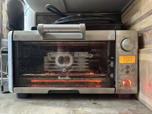 honda xr cylinder head in toaster oven