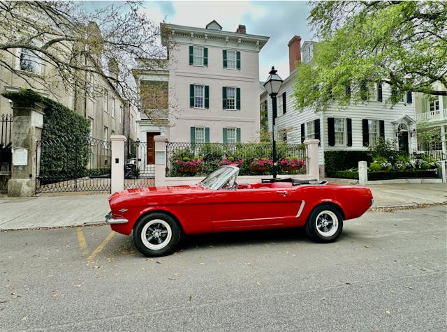 1965 Ford Mustang convertible side
