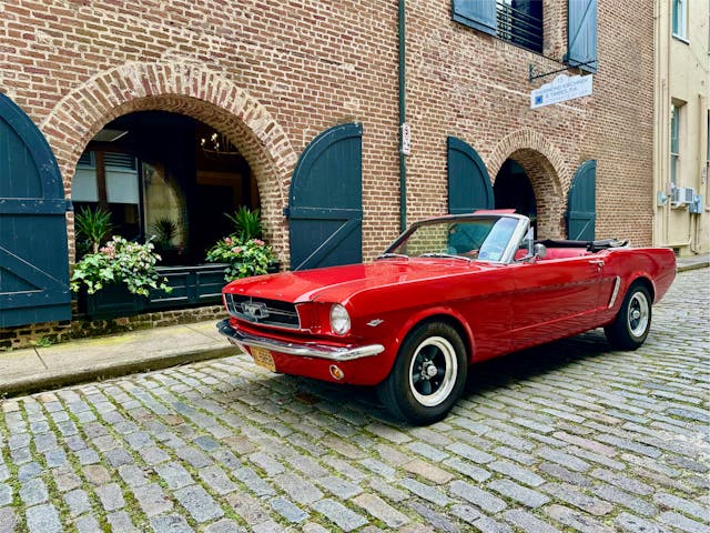 1965 Ford Mustang convertible front three quarter