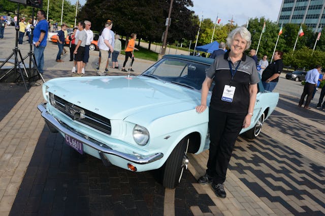 Gail Wise first american to buy mustang