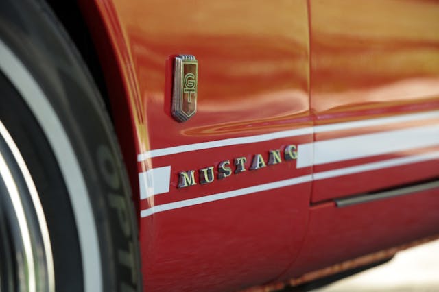 Luis Espinosa 1965 Ford Mustang GT badge script