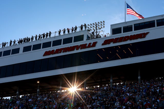 grandstands during the NASCAR Cup Series Cook Out 400 at Martinsville Speedway