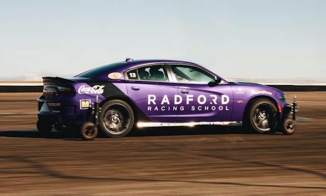 Radford Racing School action pan