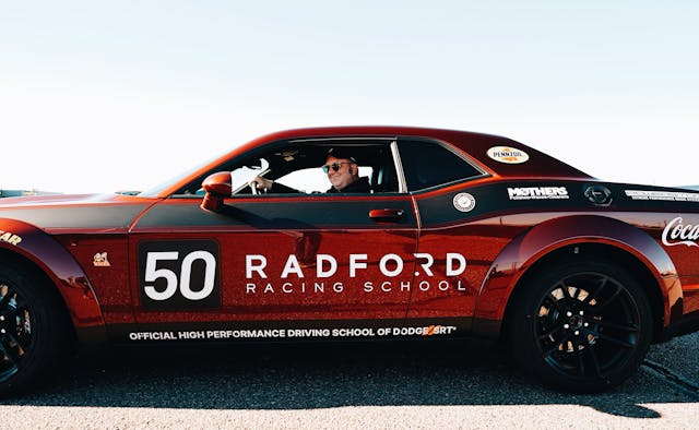 Radford Racing School Todd Kraemer driver seat