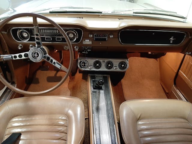 Rick Brough's 1964.5 Ford Mustang coupe interior