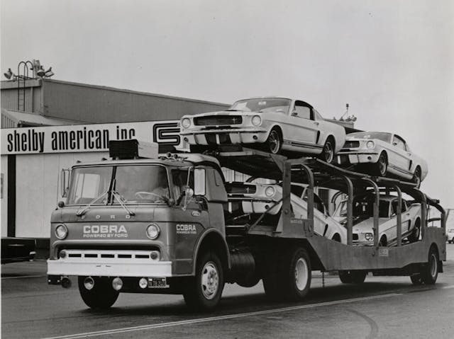 Shelby American HQ LAX transport truck