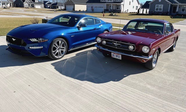 Whitmire 65 and 2022 Mustang GTs