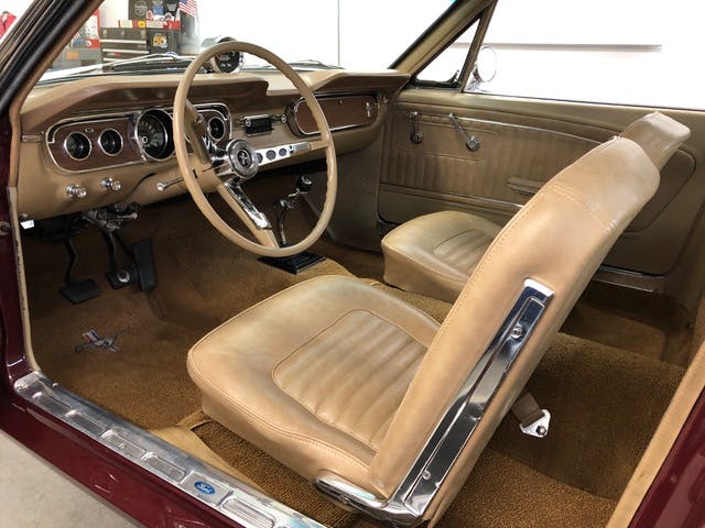 Whitmire Mustang original interior