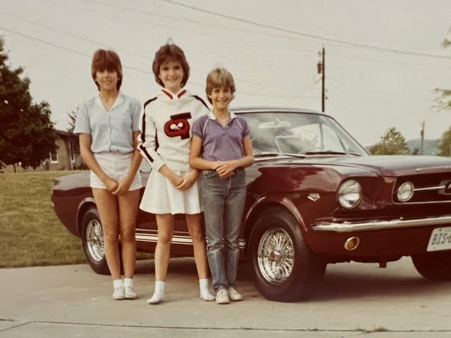 Whitmire daughters on right friend on left 1982