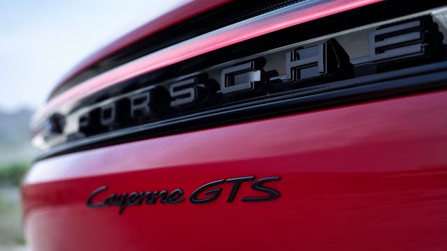 2025 Porsche Cayenne GTS detail badge