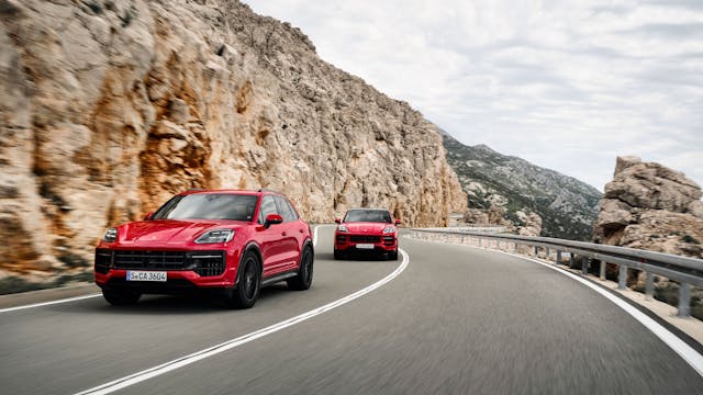 2025 Porsche Cayenne GTS coupe and SUV