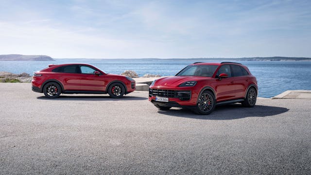 2025 Porsche Cayenne GTS coupe and SUV