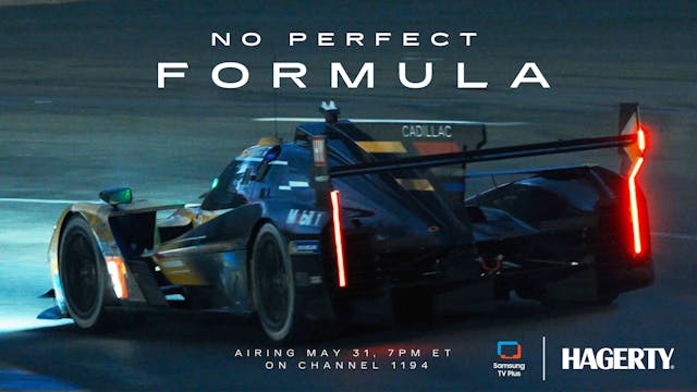 <a href="http://superveloce.net/news/cadillac-le-mans-2023-behind-the-scenes">No Perfect Formula documentary</a> poster