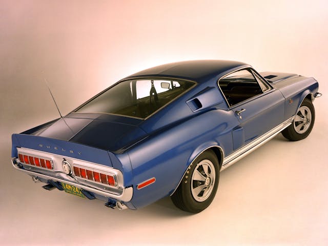 1968 Shelby GT500 KR blue rear