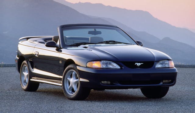 1994 Ford Mustang convertible front three quarter
