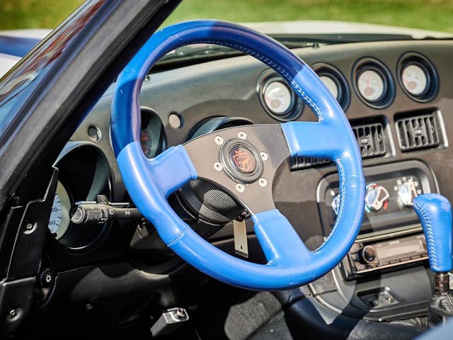 1996 Dodge Viper Stretch interior steering wheel