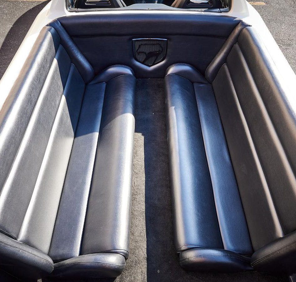 1996 Dodge Viper Stretch interior bench