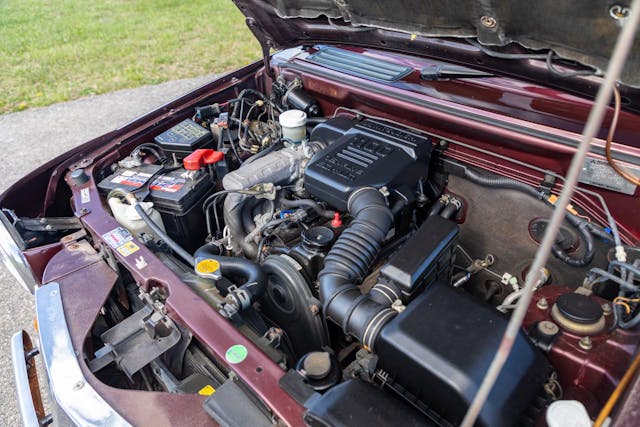 1998 Mitsubishi Pajero Jr. Flying Pug engine detail