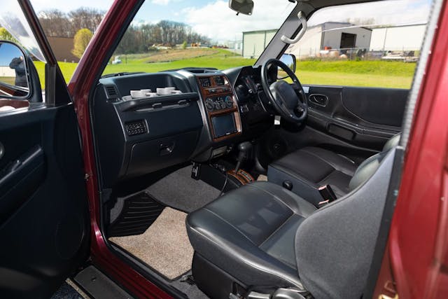 1998 Mitsubishi Pajero Jr. Flying Pug interior from passenger door