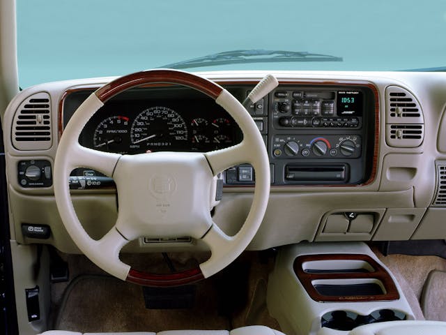 1st Generation Cadillac Escalade interior driver seat