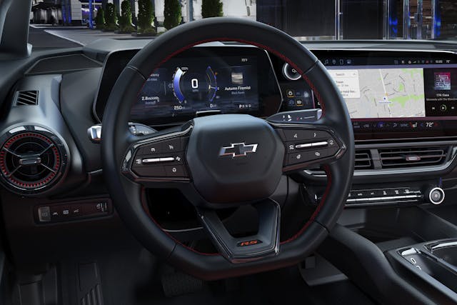 2024 Chevrolet Equinox EV 3RS interior steering wheel