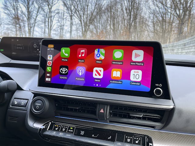 2024 Toyota Prius Limited AWD interior infotainment apple carplay ios