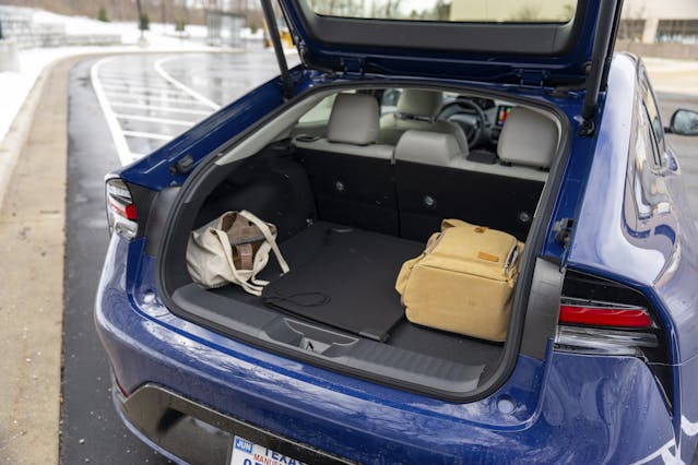 2024 Toyota Prius Limited AWD rear trunk hatch cargo volume