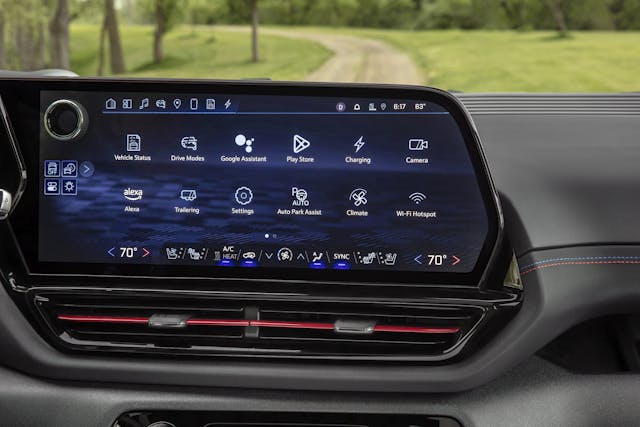 2024 Chevrolet Silverado EV RST infotainment screen